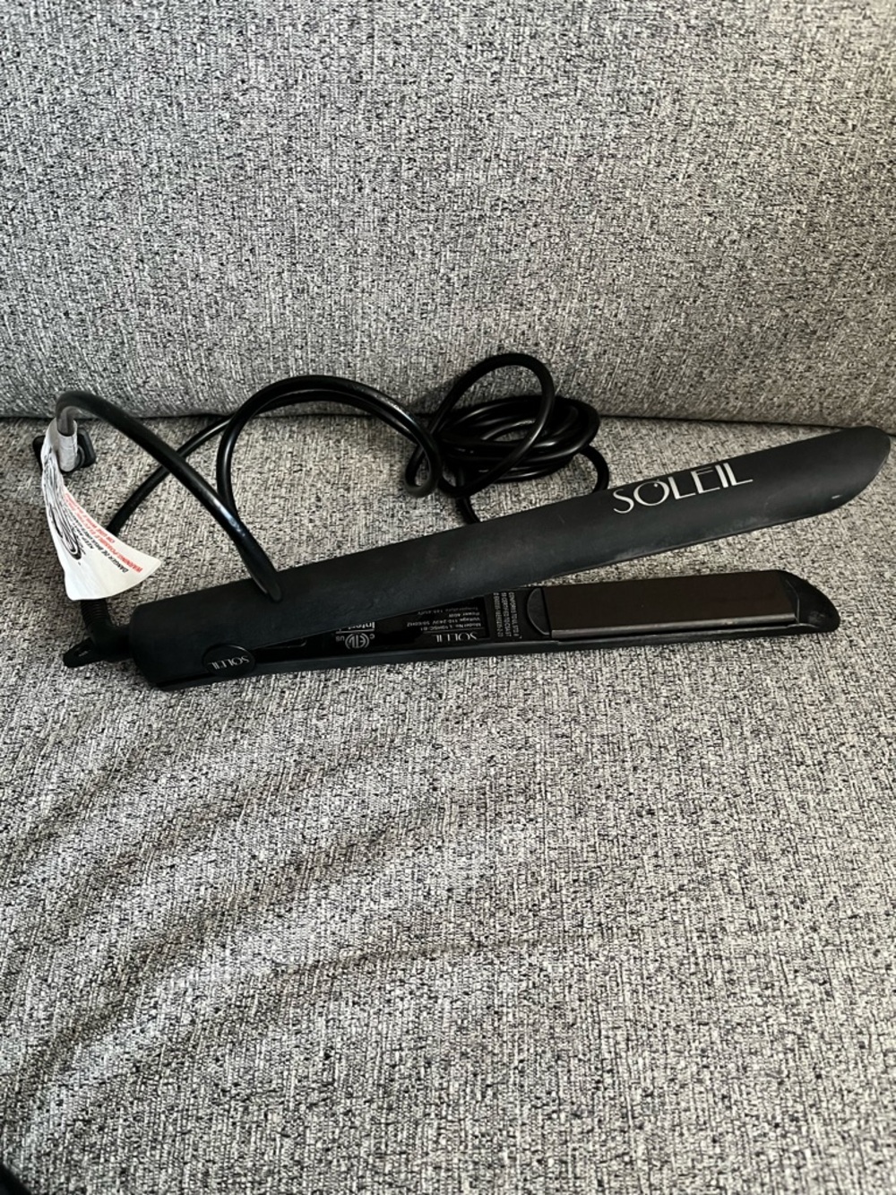 Soleil Matte Black Hair Straightener